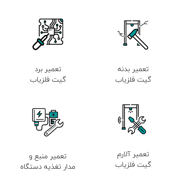 تعمیر گیت فلزیاب